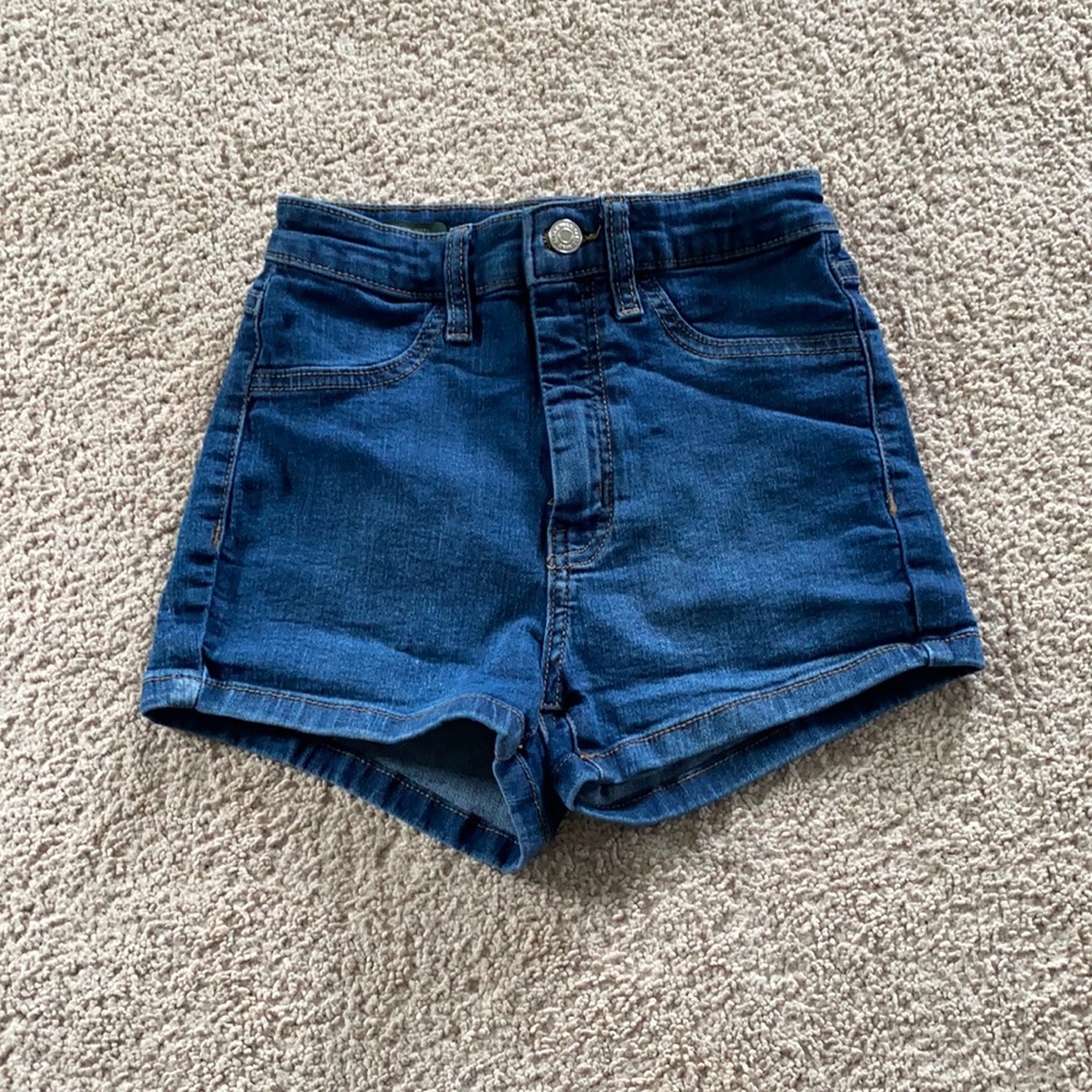 High waisted shorts